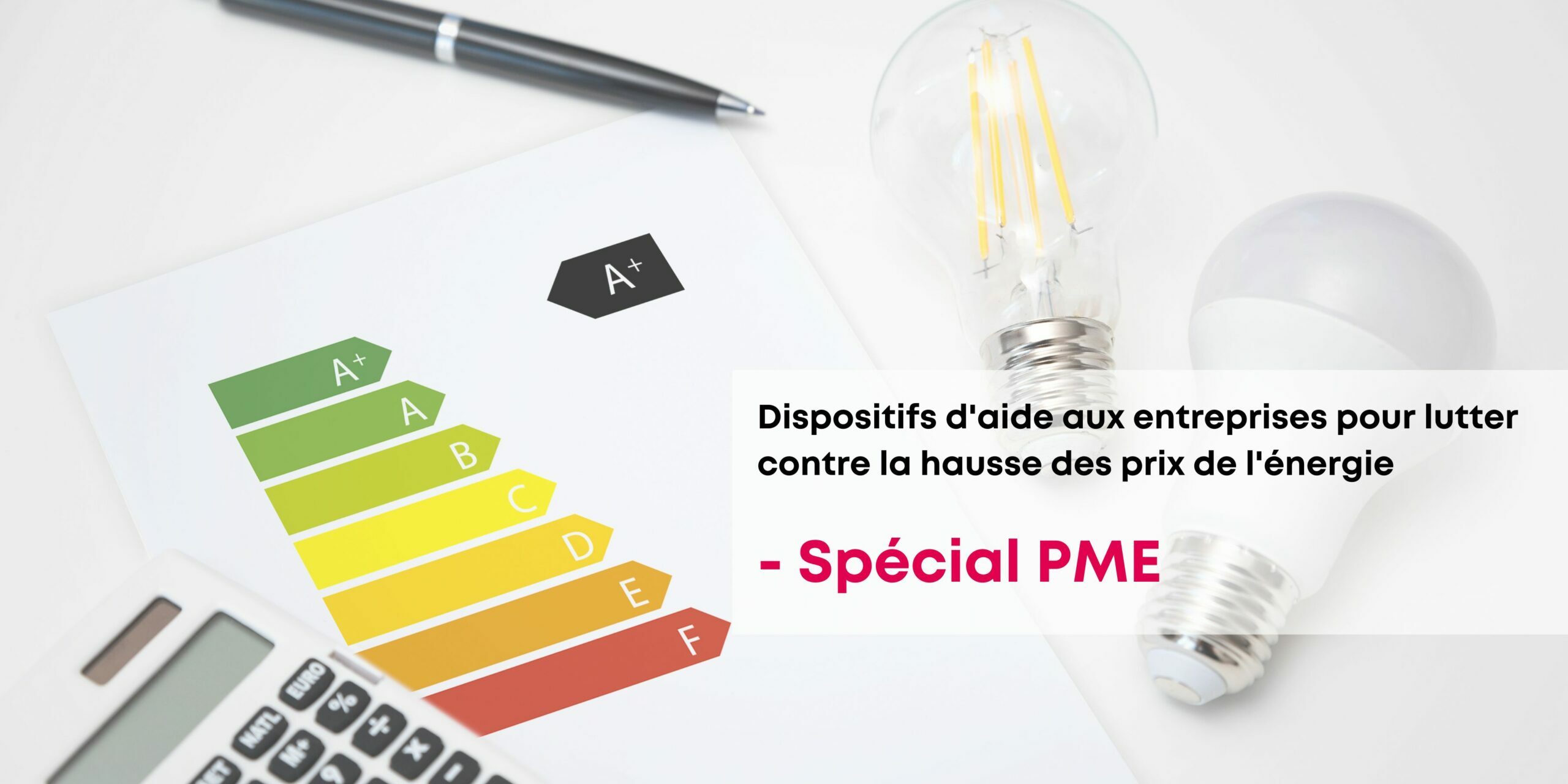 les dispositifs d'aide aux entreprises pour lutter contre la hausse des prix de l'énergie, special PME